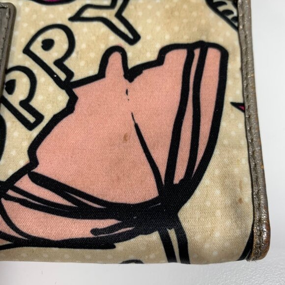COACH Printed Graphic Poppy Full Zip Wristlet Clutch + Tag - Picture 12 of 13